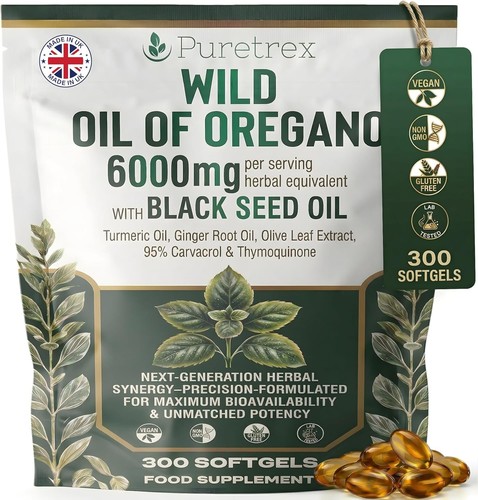 Wild oregano oil 300 softgels - 300,