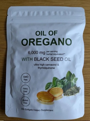 Oil oregano 6000mg 300 - of,