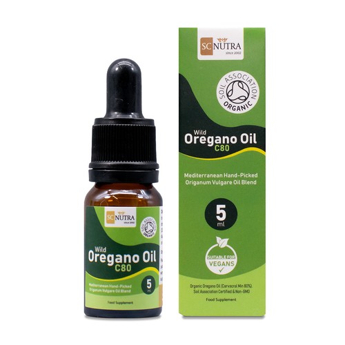 Organic wild oregano oil 5ml - oil, |
